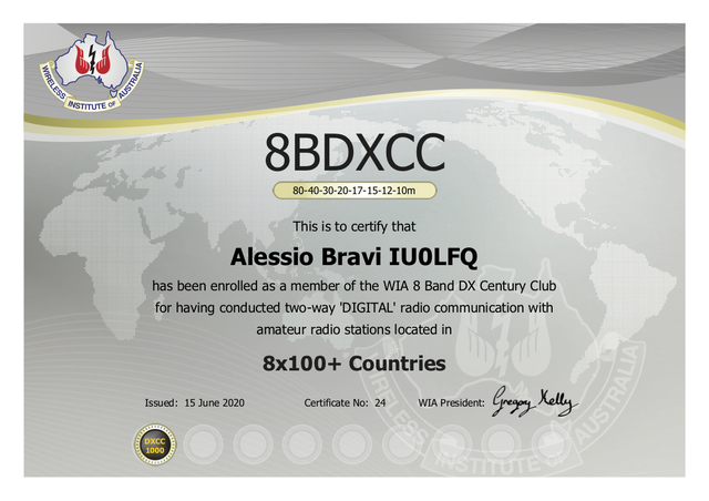 8BDXCC Digital - 1000 #024